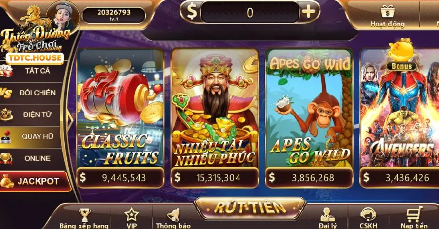 Nạp rút tiền siêu tốc